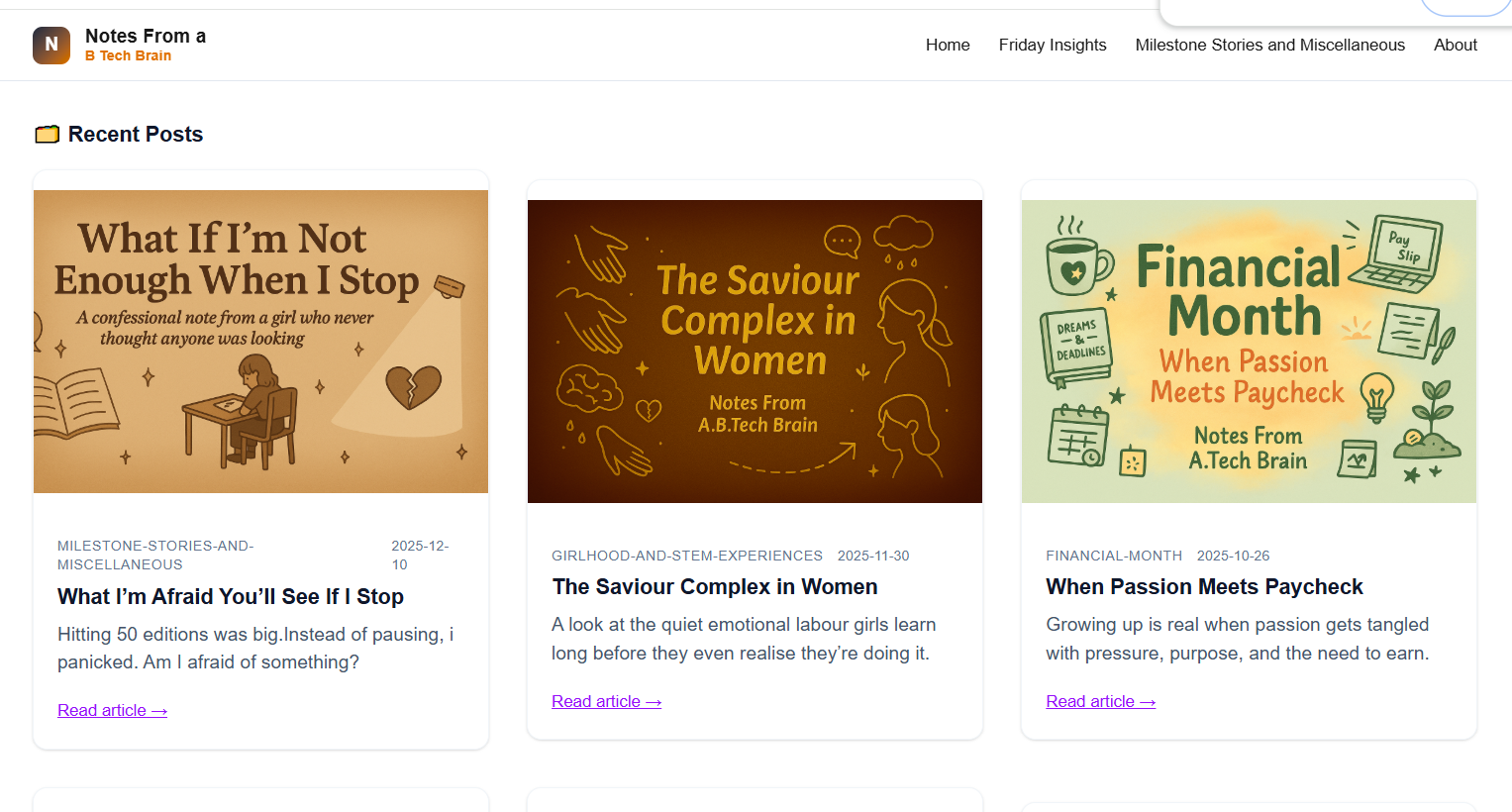 Newsletter feature screenshot