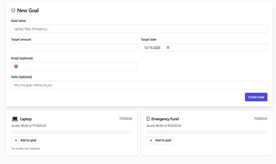 PennyPath feature screenshot