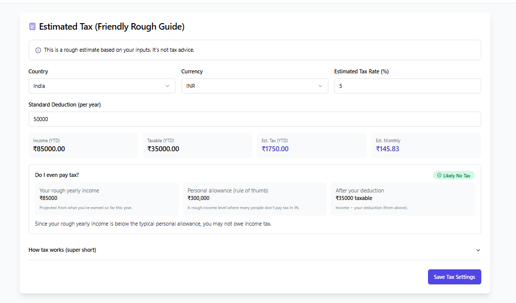 PennyPath feature screenshot